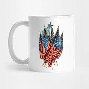 Vintage American Flags Mug